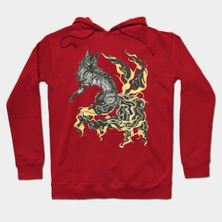 Flaming Kitsune Hoodie